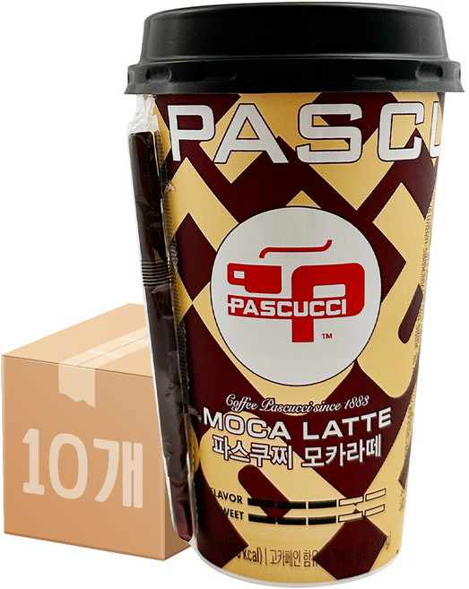 삼립 카페 파스쿠찌 모카라떼 300ml 10입, 10개