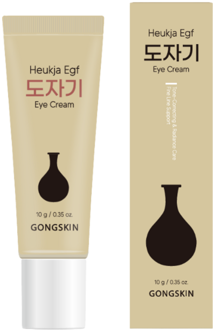 공스킨 흑자 도자기 아이크림, 1개, 10g