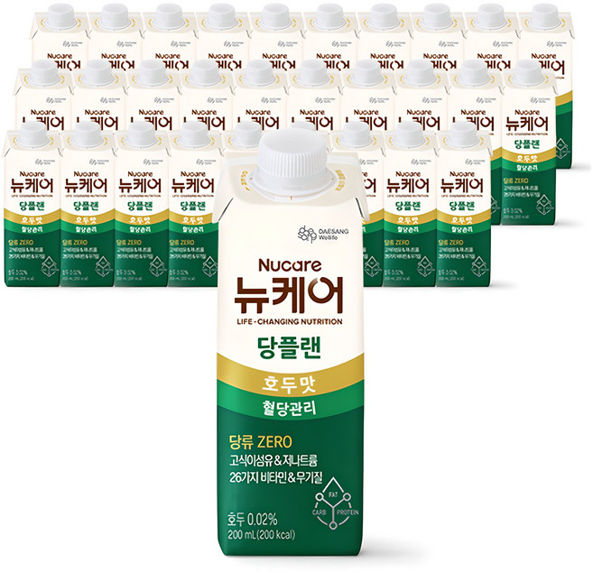 뉴케어 정품 당플랜 호두맛, 200ml, 30개