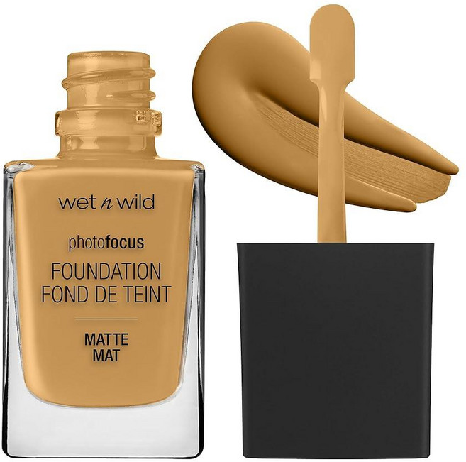 웻앤와일드 포토 포커스 매트 리퀴드 파운데이션 30ml 포슬린 211618, 앰버 베이지
