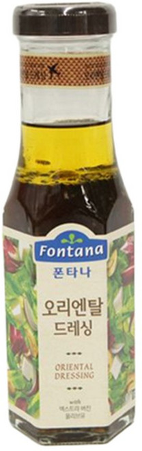 샐러드 오리엔탈 드레싱 소스 폰타나 드레싱 270g, 1개