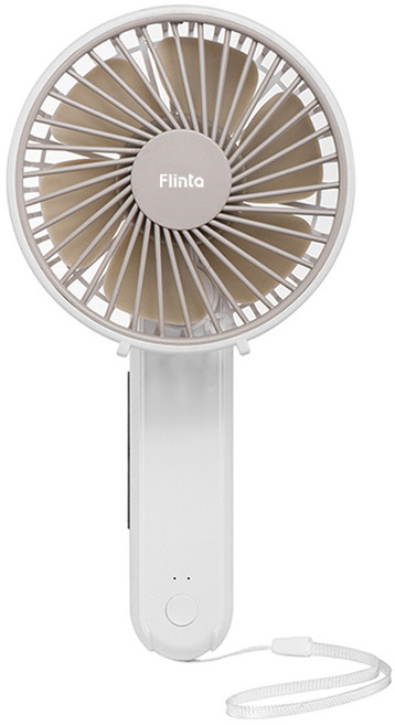 FLINTA 탁상겸용 미니 휴대용 선풍기, 화이트, FPF001