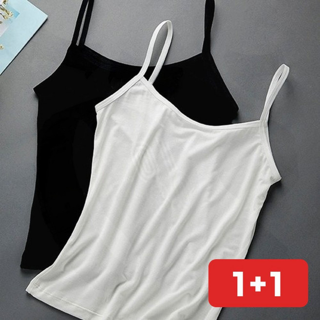 여성 끈나시 이너 스판 슬림 민소매 속옷 쿨 여름나시
