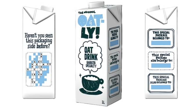 Oatly! 燕麥奶 精品咖啡大師, 2個, 1L