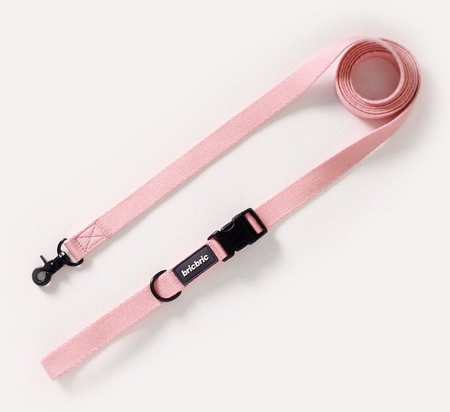 모가비 핸즈프리 강아지 리드줄 MOG-116, 핑크, 1세트