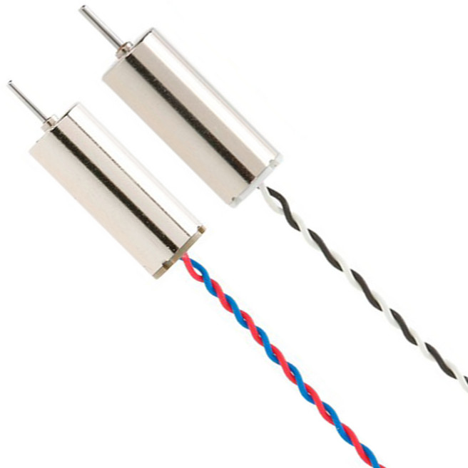 5125618 드론 RC카 로봇 헬기 공용 모터 수리용, 1개, (5125618) 모터2개(빨파1검흰1)