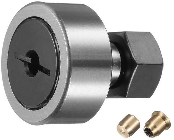 uxcell 캠 팔로워 트랙 러너 베어링 C-CF12-1KRV32 X 니들 롤러 스터드 32mm 직경 공작 기계 가이드 레일용 M12 타입 슬롯 헤드, C-CF20/KRV52 X