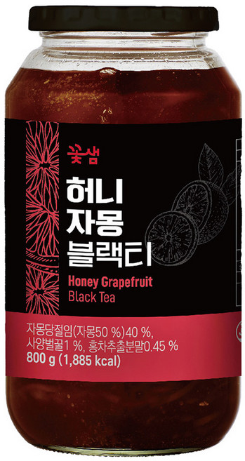 꽃샘 허니 자몽블랙티, 1개, 800g, 1개입