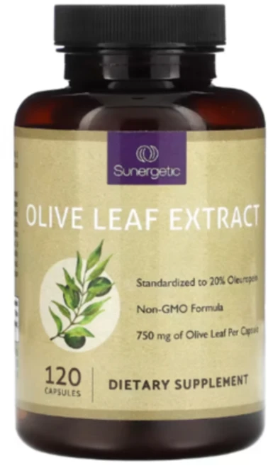 수너제틱 올리브 잎 추출물 750mg 120 캡슐 Sunergetic, 120정, 1개 - 쿠팡