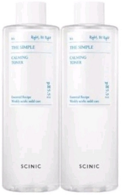 싸이닉 더 심플 카밍 토너, 500ml, 2개