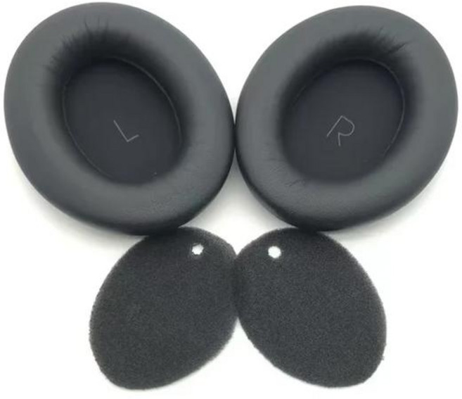 호환 Tour OneTour One M2 헤드폰용 이어 패드 하이 퀄리티 교체 부품 가죽 귀마개 이어 커버 쿠션, [01] Black 1 Pair, 1개