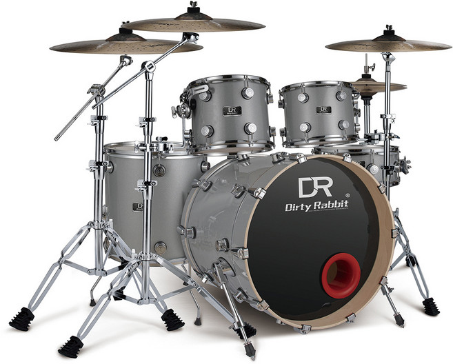 이스턴 코리아 드럼 세트 DR- NO.5 입문용 연습용 전문가용 버스킹 추천, 1세트, DR-No.5 플레티넘실버