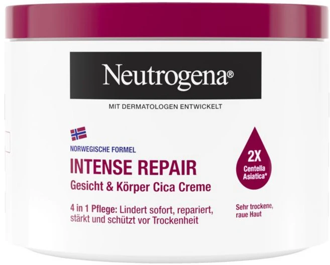 뉴트로지나 페이스 앤 바디 시카 크림 인텐스 리페어, 1개, 400ml - 쿠팡