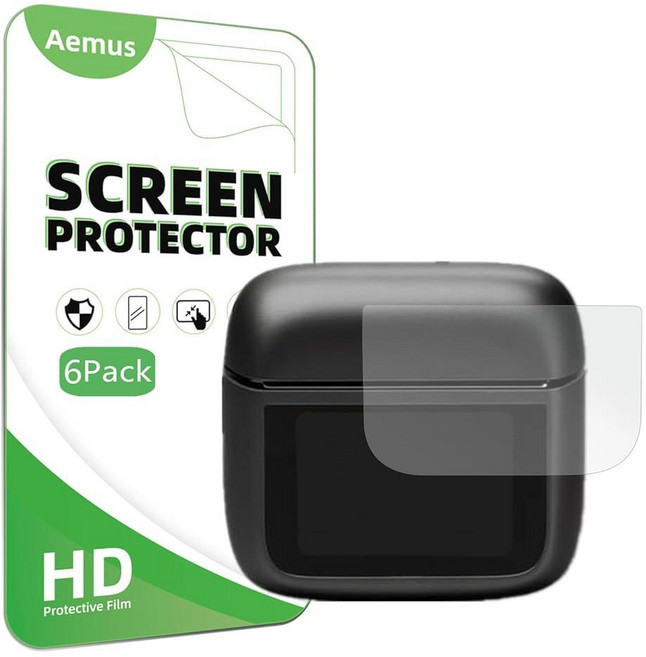 Aemus JBL Tour Pro 3 호환 액정보호필름 6팩 이어버드 스마트 충전 케이스 스크린 디스플레이용 HD PET 필름 184404