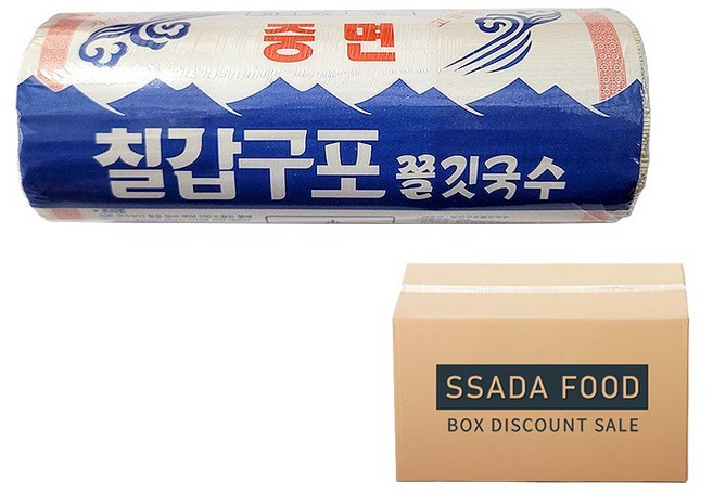 칠갑 구포국수 쫄깃 중면 1.4kg 10개 한박스