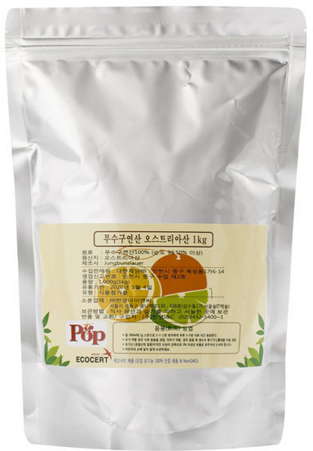 식용구연산 오스트리아1kg / 리필용 은박지퍼 (식용), 1개, 1kg