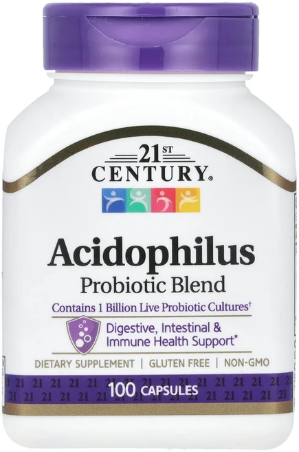 몸관리하세요 겨울입니다 21st Century 애시도필러스 프로바이오틱 혼합물 캡슐 100정 특별관리진행, 1개 - 쿠팡