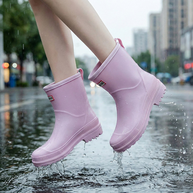 조이스프리 푹신한 여성 레인부츠