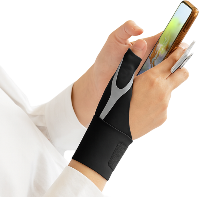 비바케어 심리스 엄지손가락 터널증후군 손목보호대, 1개