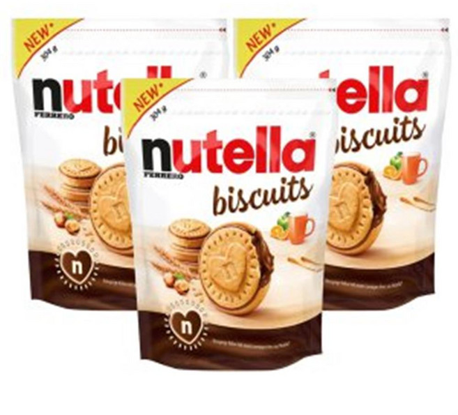 누텔라 비스킷 초코잼 22개입 2+1 세트, 104g, 3개