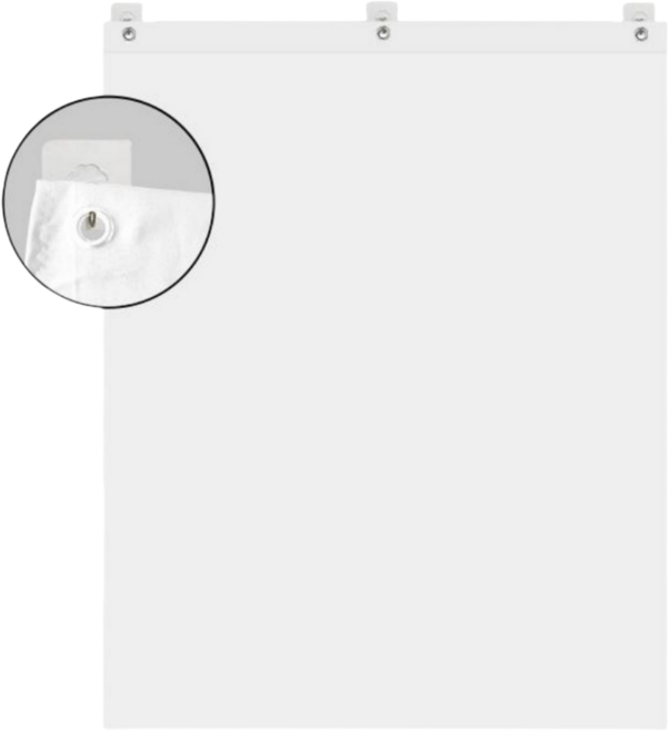 VEIDADZ 스탠다드 촬영용 배경천, 1개, 백색 배경천 1.5*2m+후크