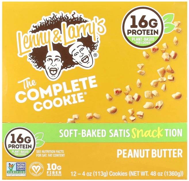 레니앤래리스 더 컴플리트 쿠키® 땅콩버터맛 12개입 개당 113g LLL-83555 - 쿠팡