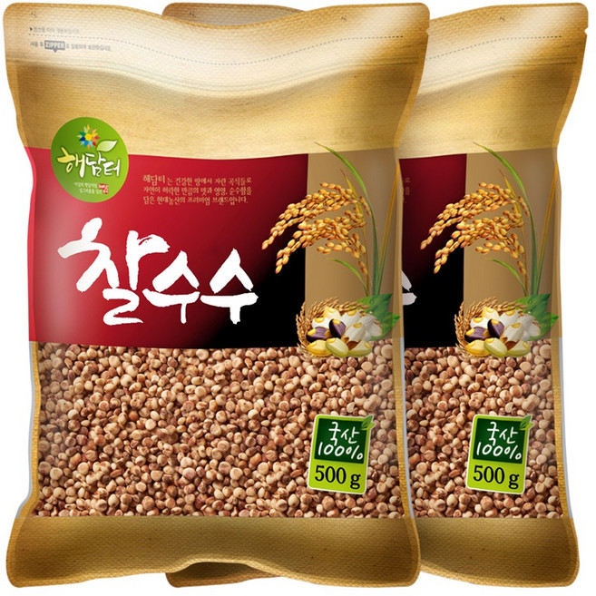 농산 국산 찰수수 500g, 2개