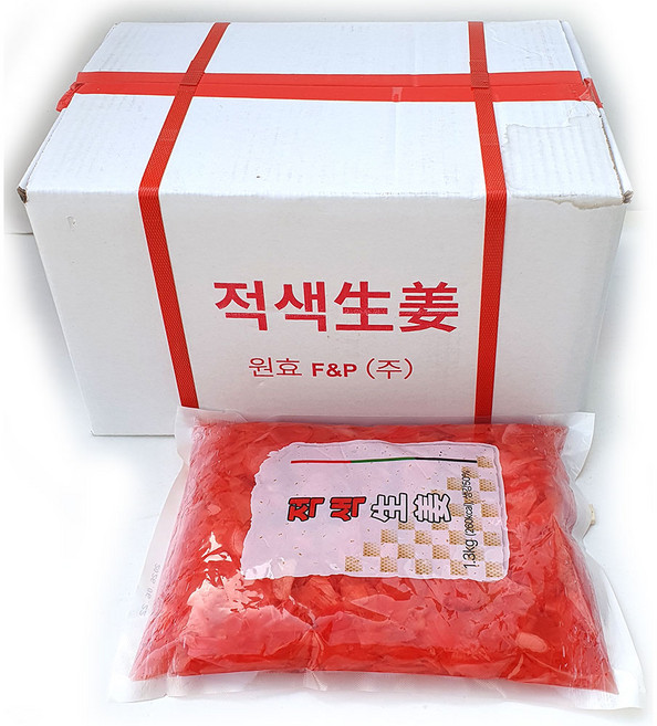 원효 초생강 생강절임 (적색), 1.3kg, 10개