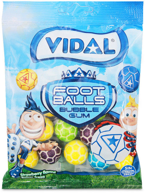 비달 축구공모양 버블 껌 90g, 1개