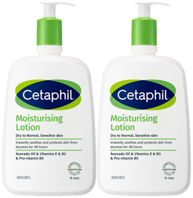 세타필 모이스춰라이징 로션, 1L, 2개