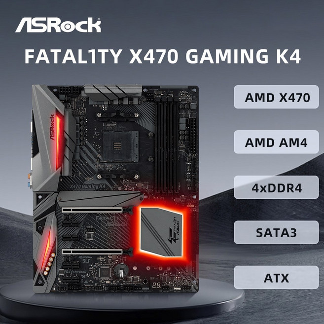 ASROCK X470 GAMING 마더보드 5800X3D 4600G K4 CPU 5600G AMD HDMI 4XDDR4 5700X3D ATX AM4 5700X 지원 메인보드
