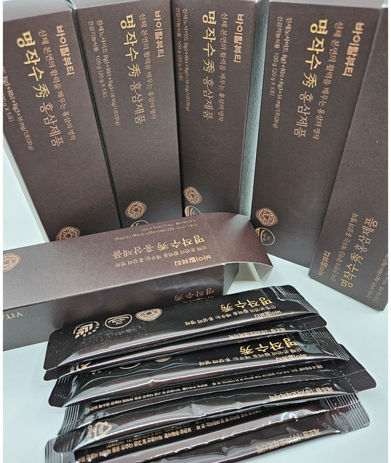 바이탈뷰티 명작수 파우치 타입 시음용 50앰플 + 헤라 비누 1개 증정, 1박스, 50회분