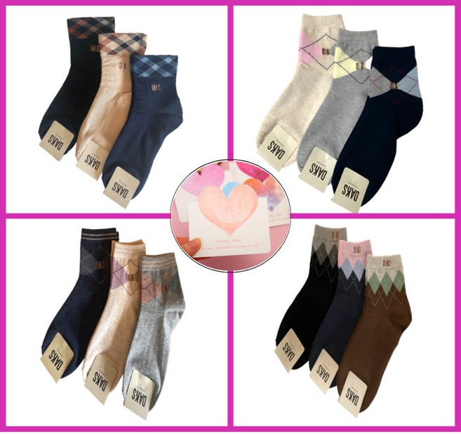 백화점정품 닥스 여성 양말 3족세트 선물패키지