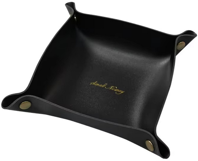 가죽 주얼리 보관 트레이, 검정