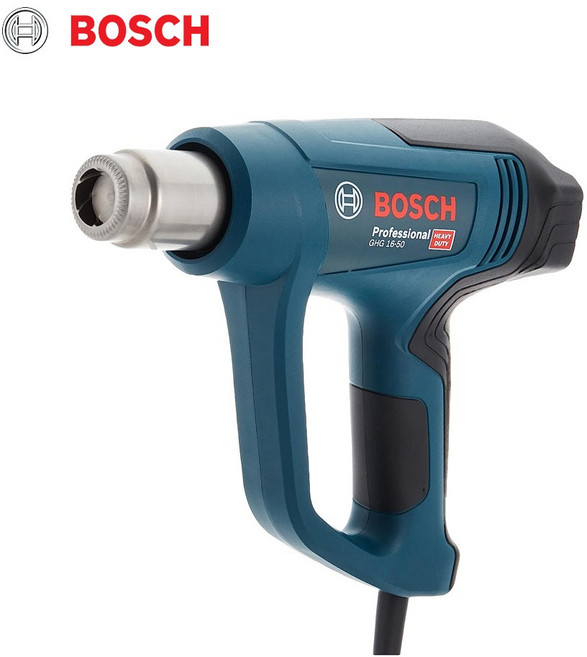 보쉬 GHG16-50 열풍기 1600W 2단온도조절 노즐2종포함 GHG500-2후속, 1개