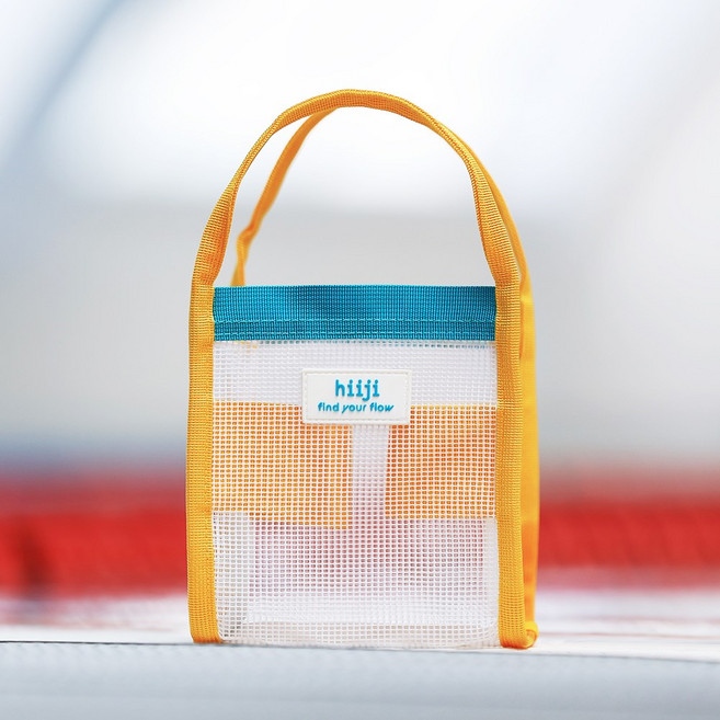 히지 수영가방 메쉬 드라이백 물빠지는목욕가방 드라이백 메쉬 방수, 샤워박스1L, 핫핑크