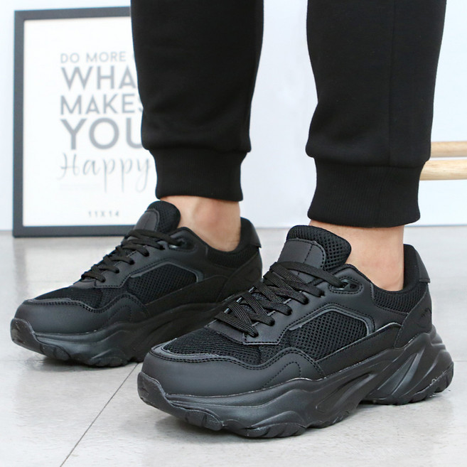 남자 어글리 슈즈 커플 스니커즈 여성 키높이 운동화 QRT20M00