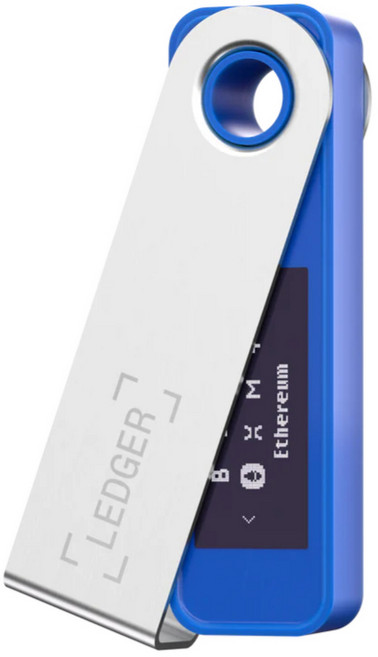Ledger Nano S Plus 하드웨어 지갑 암호화폐 콜드월렛 고보안 디지털 자산 보관 장치, 1개, 1TB