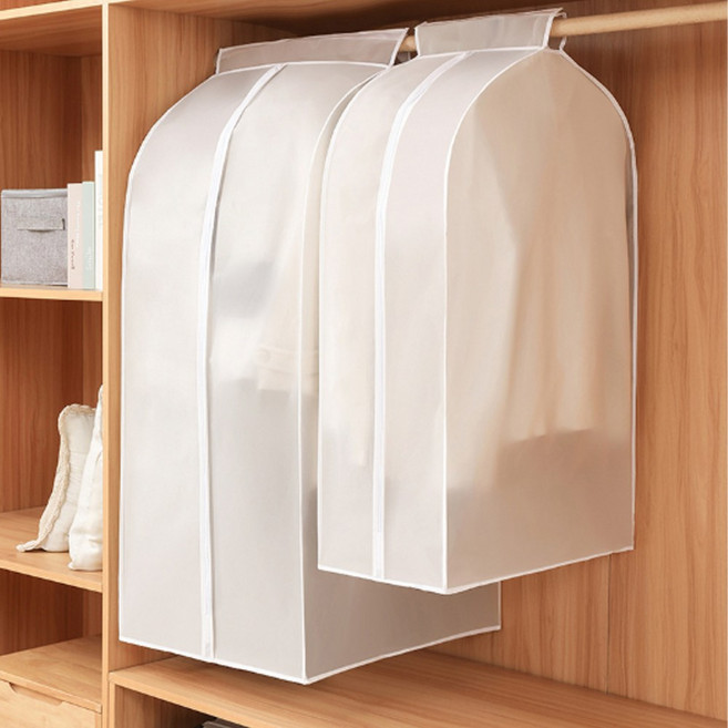 라이프핵 깔끔 와이드 옷 커버 먼지 차단, 2개입, 1세트