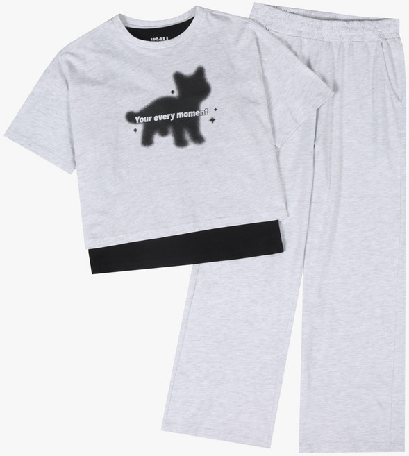 유솔 GIRLS 반팔 와이드 팬츠 3PCS 셋업 ULMT25S53_천호점