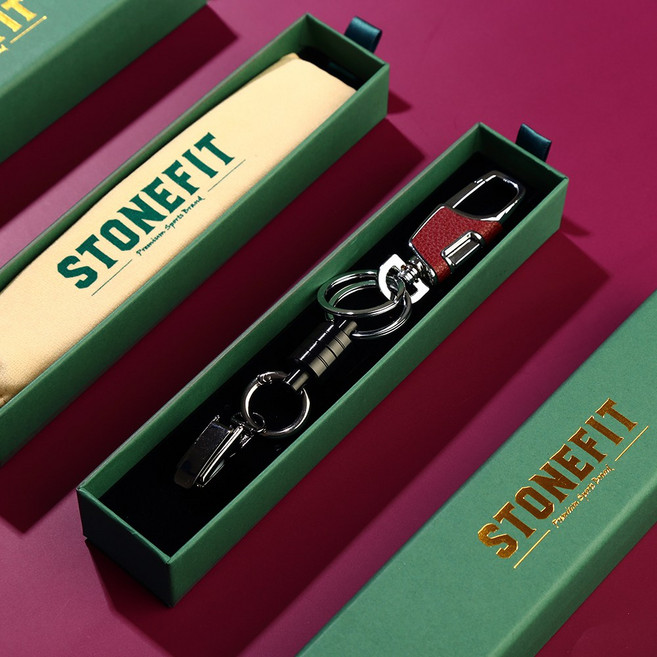 스톤핏 고급 자석 퍼터키퍼 홀더 골프 선물, 1개, 버건디