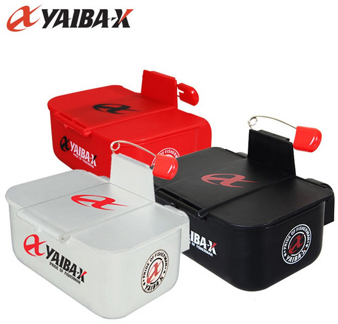 야이바엑스 YKB-01 크릴베이트박스 휴대용 미끼통 새우통, 1개, 0.새우통 BLACK(블랙)