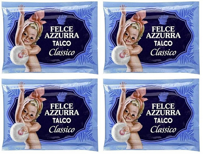 Paglieri: "Felce Azzurra" 리필 봉투 클래식 향 100g(3.5온스) 패키지 (4팩) [이탈리아 수입], Paglieri: "Felce Azzurra" 리필 봉