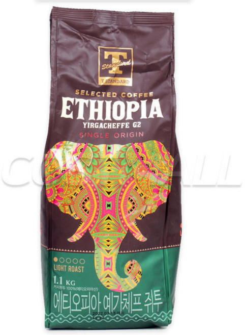 TS 에티오피아 예가체프 지투 1.1kg G2 로스팅원두, 1개, 홀빈(분쇄안함)