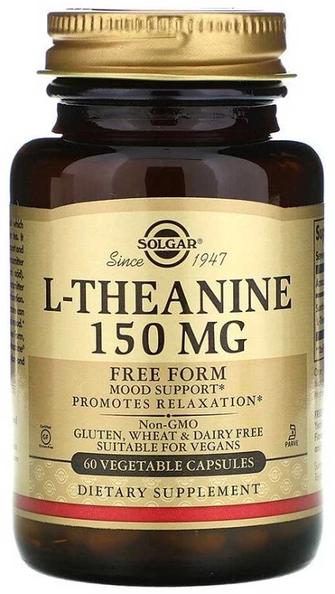 솔가 L 테아닌 엘테아닌 150mg 60정, 제품제목참조, 1개 - 쿠팡