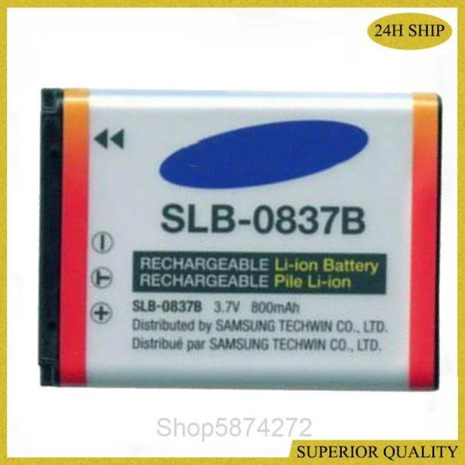 800mAh SLB-0837B 0837B SLB-0837B 0837B 디지털 카메라 배터리 삼성 NV8 NV10 NV15 NV20 L70 L83T L201 L301, 1개