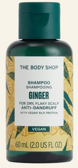 The Body Shop Ginger Anti-dandruff Shampoo 더바디샵 진저 안티 댄드러프 샴푸 60ml, 1개