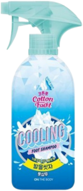 온더바디 발을씻자 코튼 풋샴푸 대용량 510ml 쿨링, 1개입, 1개
