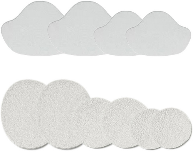 신발 메쉬 수선 6P + 뒤꿈치 패드 4P(총10P), 1개, 연그레이