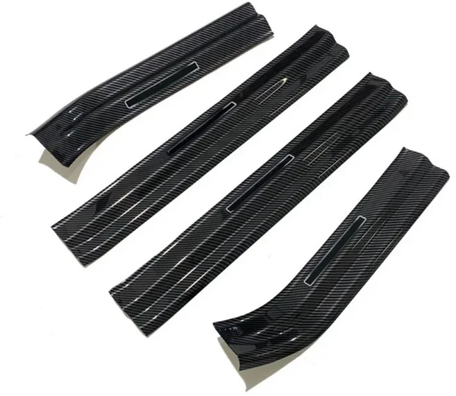 자동차 ABS 웰컴 페달 하발 대형견 다르고 X H7 MK2 2024 ~ 문짝 씰 스커프 가드 커버 플레이트 액세서리, 02 External threshold, 01 2024-2026